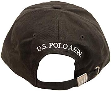 US Polo Assn. Férfi ruházat Férfi ruházat Mosott Pamut Twill Állítható Baseball Sapkát Póni Logó, valamint Hajlított Színültig