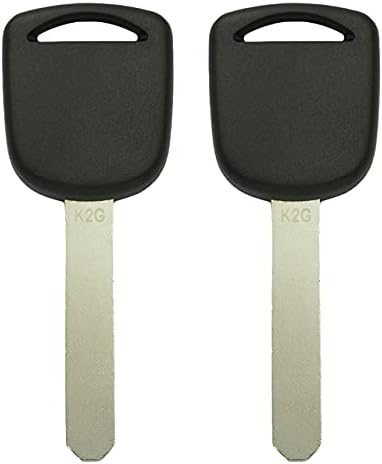 Keyless2Go felváltó Új Vágatlan Transzponder Chippel Gyújtás Autó Kulcs HO01 (2 Csomag)