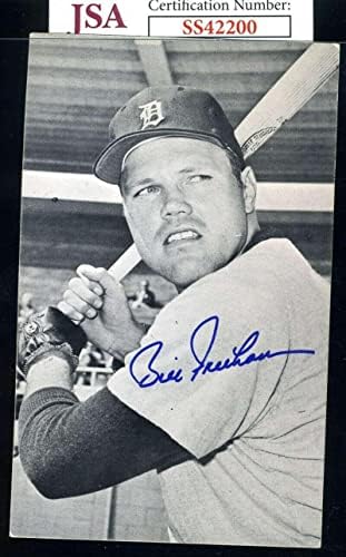 Bill Freehan SZÖVETSÉG Aláírta Vintage Tigrisek Fotó Autogram - Dedikált MLB Fotók