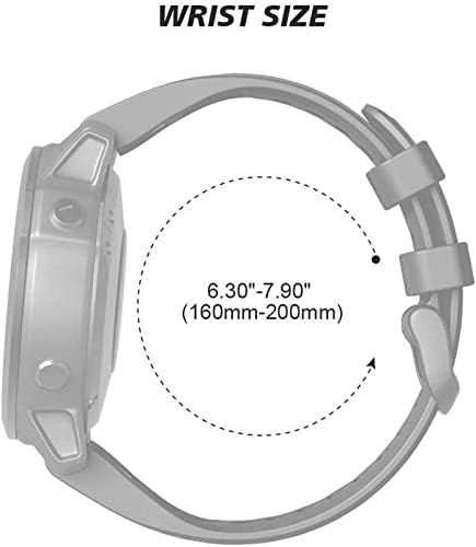 ANKANG Szilikon gyorskioldó Watchband Pántok a Garmin Fenix 7 7 X 7-ES Smartwatch Easyfit 20 22 26mm karkötő (Szín : Fekete,
