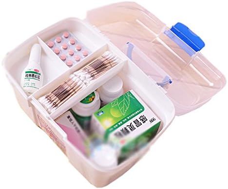 MYtodo Többfunkciós otthoni elsősegély, orvosi ellátás többrétegű műanyag tároló doboz (Nagy)