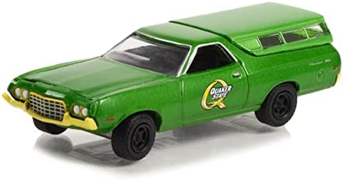 1972 Ranchero 500 Táborozó Shell Zöld Metál Kvéker Állami Kék Gallér Gyűjtemény Sorozat 11 1/64 Fröccsöntött Modell Autó