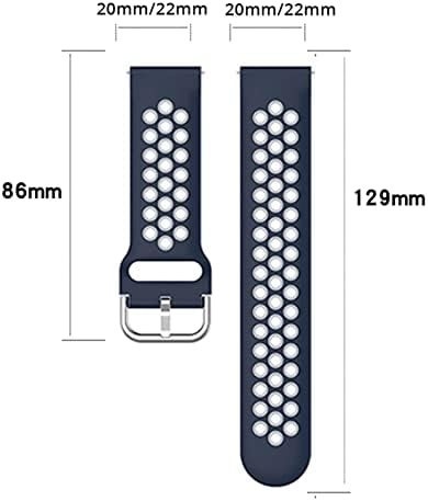 GHFHSG Okos WatchBand Szilikon Szíj, A Samsung Galaxy Watch4 40 44MM Klasszikus 42 46mm Karszalag 20mm Karkötő