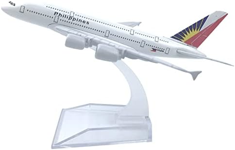 MOOKEENONE 1:400 A380 Philippine Airlines Repülő Modell Szimuláció Légi jármű Repülési Modell Modell Készletek Gyűjtemény, valamint