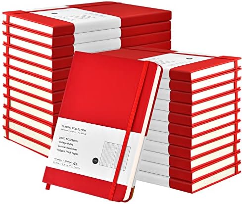 Zealor 24 Pack Notebook Folyóiratok Keménytáblás Spirál Jegyzetfüzet, hogy a Főiskolán Bélelt Papír Notebook Tárgy Jegyzetfüzet