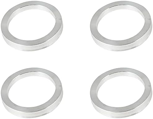 SCITOO Kerékagy-Központú Gyűrűk 73.1 mm-57.1 mm ezüst Alumínium Hubrings 73.1 OD 57.1 ID - 4DB