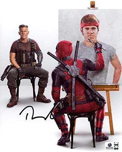 Ryan Reynolds Vicces Deadpool 8x10 Fotó Aláírt Aláírt Hiteles 'GA' COA