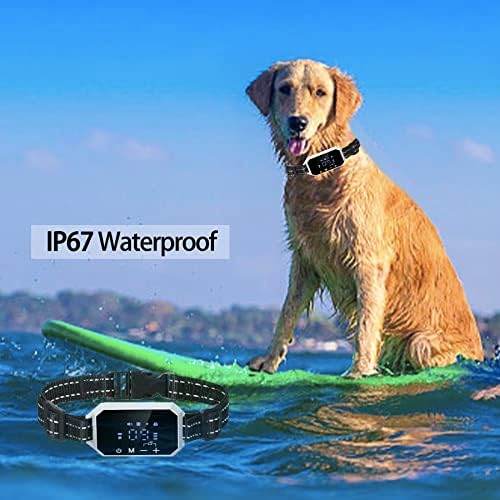 yoiwqueoh GPS Vezeték nélküli Kerítés Kutyák Felett 5LB&Fel Pet-Elektromos Kerítés, Vízálló Újratölthető Alkalmazkodási Fényvisszaverő