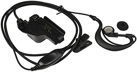 HQRP 2-Pack G Alakú Hangszóró, Fülhallgató AV Mikrofon Kompatibilis Motorola Astro, HT1000, HT2000 + HQRP Nap Méter
