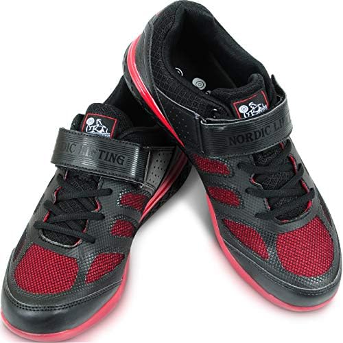 Északi Emelő Fal Labda 18 lb-Csomag Cipő Venja Méret 9.5 - Fekete, Piros