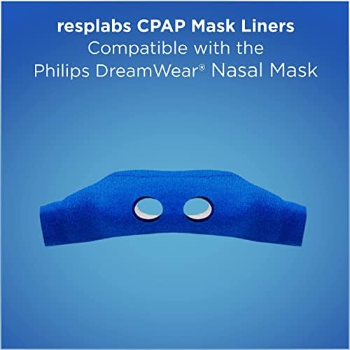 resplabs CPAP Maszk Hüvelyek - Általánosan Kompatibilis a Legtöbb Orr Párnák. Többször Használatos, Mosható Párna, Takaró - 12