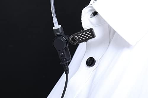 DLECNFUN Két-Vezetékes Fülhallgató Fülhallgató Biztonsági csatlakozóval 2 pin-2,5 mm+3.5 mm Kompatibilis Motorola Walkie Talkie