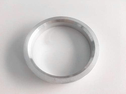 NB-AERO 4pc Ezüst Alumínium Hubrings 73mm (Kerék), hogy 70.1 mm (Hub) | Hubcentric Középső Gyűrű 70.1 mm-73MM