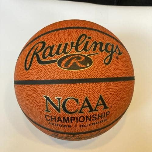 John Wooden UCLA Aláírt Rawlings NCAA Kosárlabda SZÖVETSÉG COA - Dedikált Egyetemi Kosárlabda