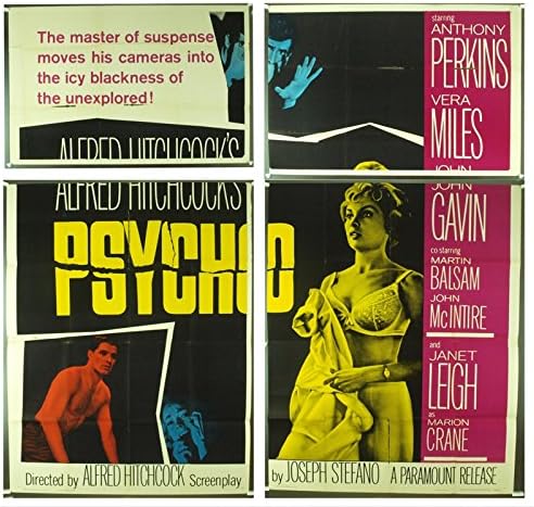 A Psycho (1960) Eredeti Hat Lap Poszter (81x81)