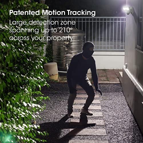 Philex Robot Biztonsági Fény a Fejlett Motion Tracking, 1700 Lumen Öntött, IP65, Vízálló, 3 Zóna Behatoló Észlelése, 210° látómező Motoros
