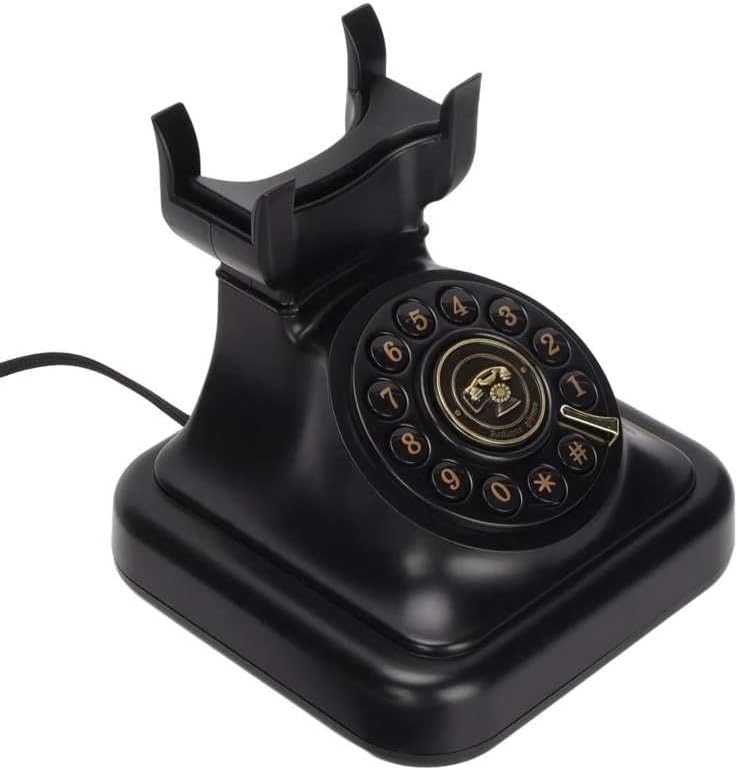QUUL Retro Vezetékes Telefon Európai Régi Stílusú Vezetékes Telefon Asztali Fix Vezetékes Telefon, Otthoni Iroda Hotel Dekoráció