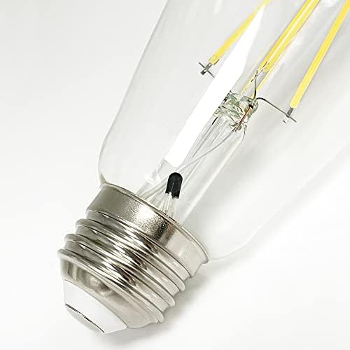 Maxxima ST19 Alkonyat Hajnal Edison LED Izzó, 60 Watt Egyenértékű, 800 Lumen, 2700K Meleg Fehér, Vintage Stílusú Végtelen Fény Érzékelő
