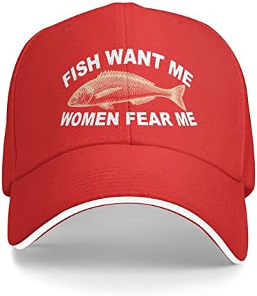 Halászati Kap Nők Akarod, Halak félnek Tőlem Kap a Férfiak Apa Hűvös Sapkák, Kalapok
