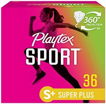 Playtex Sport Tampon Super Plus Nedvszívó, Illatanyag-Mentes - 36ct