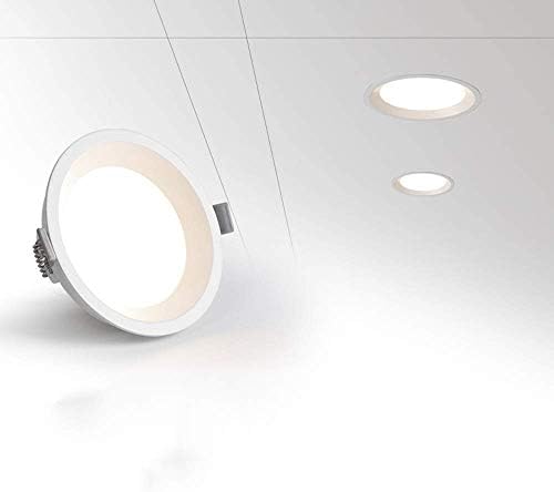 OKLUCK Ultra-Vékony 22w Süllyesztett LED Mennyezeti Lámpa 6500K Beágyazott Beépíthető Anti-Köd Anti-Vakító fény LED fényszóró Kerek