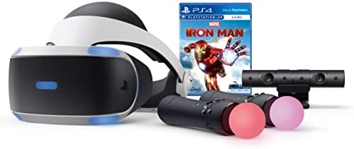Sony Playstation VR - Marvel vasember Csomag, Fehér: Playstation VR Headset, Kamera, 2 Move Motion Szabályozók, a Marvel vasember