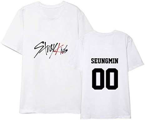JUNG KOOK Kpop Kóbor Gyerekek Támogatása Ing Woojin Felix Hyunjin T-Shirt Póló