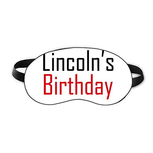 Ünnepelni Lincoln Születésnapja Áldás Fesztivál Aludni Szem Pajzs Puha Este Kendőt Árnyékba Borító