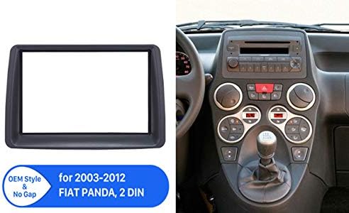 Asvegen autórádió Keret, Autó Rádió Fascia Keret Fiat Panda 169 2003-2012 DVD-GPS Navi Játékos Panel Dash Kit Telepítés Trim Előlap