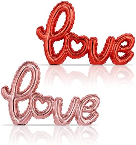 Pink & Red Szerelem Betű a lakberendezés, Kis Szerelem Dekoráció Valentin Nap, Évforduló&Esküvő, Eljegyzés, Buli, Ajándék Pároknak
