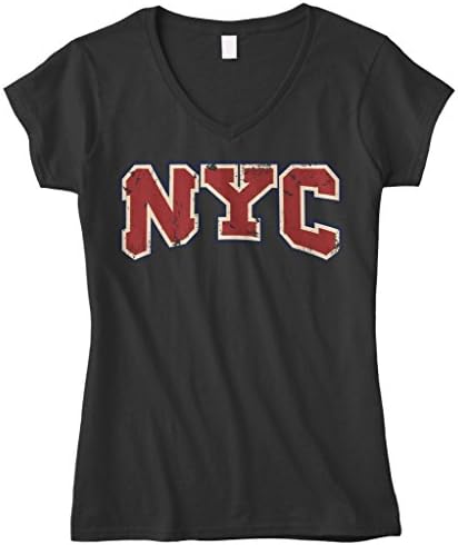 Cybertela a Nők New York City, YORK, Felszerelt V-Nyakú Póló
