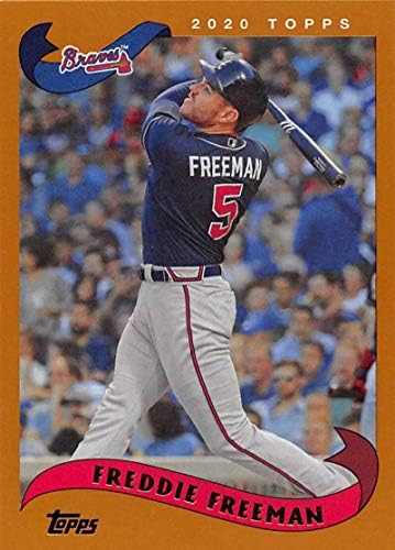 2020 Topps Archives 300 Freddie Freeman NM-MT Atlanta Braves Baseball