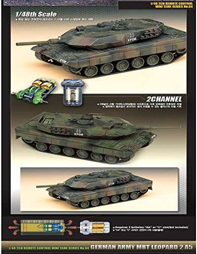 Akadémiai Modellek 13310 TA078 1/48 Műanyag Modell Kit a német Hadsereg MBT Leopard 2 A5 2ch Motoros