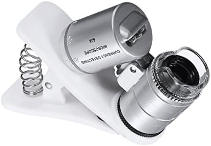 Mobil videó Mikroszkóp Mini 60X Nagyító LED/UV lámpa mobiltelefon Objektív kiegészítőt az Pénznem Érzékelő Biológiai Régiségek