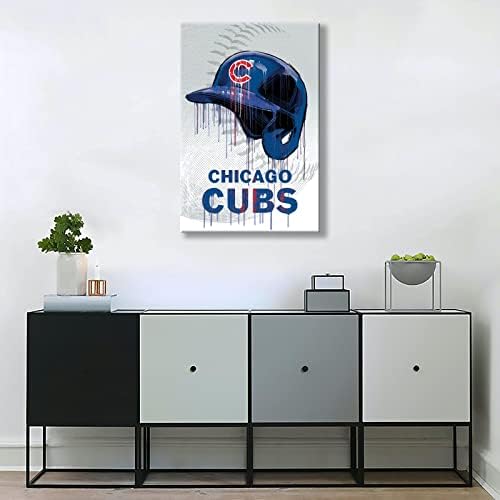 Chicagói Városi Baseball Poszter Nyomtatás Vászonra Wall Art Decor Hálószoba a Nagyméretű Festmény, Kép Wall Art Sport Rajongók