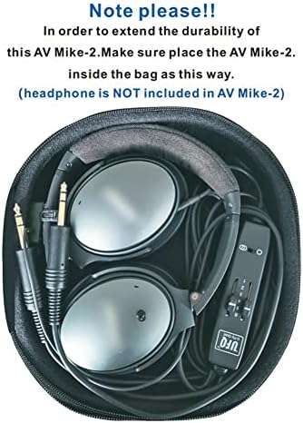 UFQ AV-Mike-2 Légiközlekedési Fülhallgató Mikrofon Ruha Bose QC25 QC35 Sony MDR 1000-Szabad egy Fülhallgató Táskát Is, MP3 Bemenet Összehasonlítani