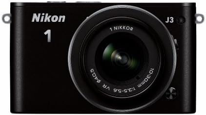 Nikon 1 J3 14.2 MP HD Digitális Fényképezőgép, 10-30mm VR 1 NIKKOR Objektív (Fekete)