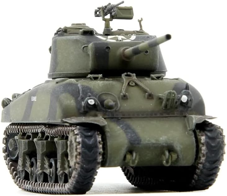 NEKÜNK M4A1 (76) W VVSS Sherman Franciaország 1944+12 NEKÜNK Katonák a második VILÁGHÁBORÚ 1:72 ABS Tank Előre elkészített Modell