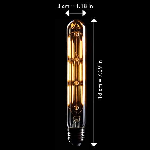 KORONA Edison LED Izzó E26 Bázis Szabályozható Izzók, 110V-130V, 60 Watt Egyenértékű, EL07 Dekoratív Villanykörte | 2000 K Meleg Fehér