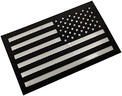 Taktikai Fényvisszaverő MINKET USA Zászló Javítás Multicam Infravörös IR Amerikai Zászló Csapat Katonai Mellény Foltok Jelkép Dekoratív Applied