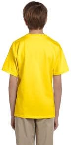 Által Hanes Ifjúsági 52 Oz, 50/50 EcoSmart T-Shirt - Sárga - XL - (Stílus 5370 - Eredeti Címke)