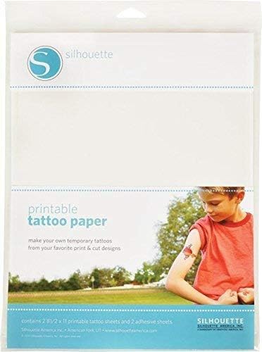 Sziluett 8.5X11 Ideiglenes Tetoválás Papír 2/Pkg-