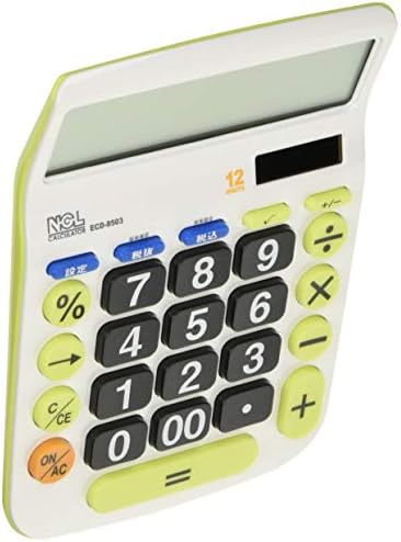 Nakabayashi ECD-8503G Asztali Számológép, Nagy Kulcs Típusa, 12 Számjegy, Adó Kalkulátor Funkció Tartalmazza