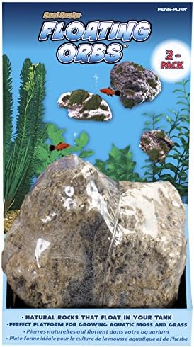 Penn-Plax Akvárium Dísz - Természetes Lebegő Szikla - 2 Csomag - Egyedi Dekoráció A Fish Tank, vagy Akvárium