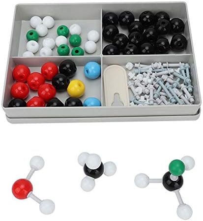 122 Db Molekuláris Szerves, Szervetlen Szerkezet Készlet, Atom Labdát, Botot, Méretarányos Modell Kit, Szerves Kémia Molekuláris Modell Készlet