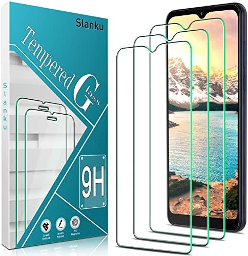Slanku [3 Csomag] Célja a Motorola Moto G Tiszta Képernyő Védő Edzett Üveg, Anti Karcolás, Buborék Mentes