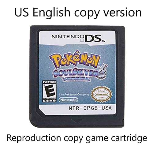 Pokemon Lélek Ezüst Változat Játék Kártya Kompatibilis a Nintendo DS/NDS/NDSL/NDSi/3DS/2DS Változat (Reprodukció Változat)