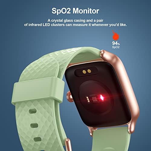 LIVIKEY Smart Óra, Fitness Tracker Heart Rate Monitor, Vér Oxigén, Aludni Követés, 41 mm-es Smartwatch 5ATM Vízálló, Lépésszámláló