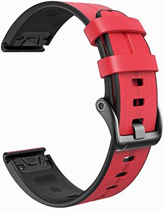 KDEGK Bőr Watchband a Garmin Fenix 5/5X/5S Plusz 6/6X/6S Pro 945 935 3 HR D2 Okos Karkötő 22 26mm gyorskioldó Karszalag Heveder