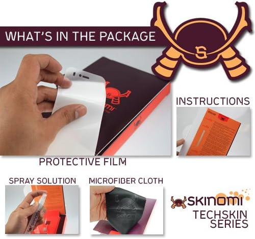 Skinomi képernyővédő fólia Kompatibilis Motorola Droid Bionic Tiszta TechSkin TPU Anti-Buborék HD Film